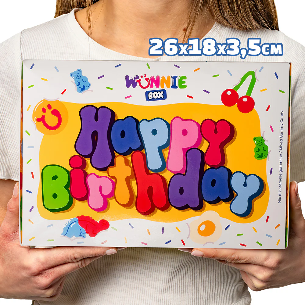 Wunnie box “Happy Birthday”, la Candy box da comporre con le caramelle gommose preferite del festeggiato - Image 4
