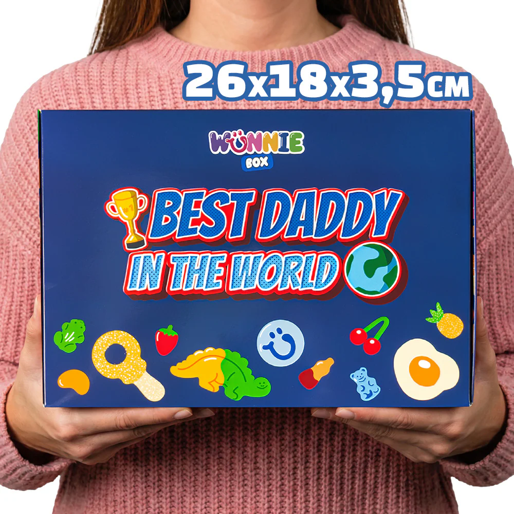 Wunnie box “Best Daddy”, la Candy box da comporre con le caramelle gommose preferite del papà - 1 kg - Image 4