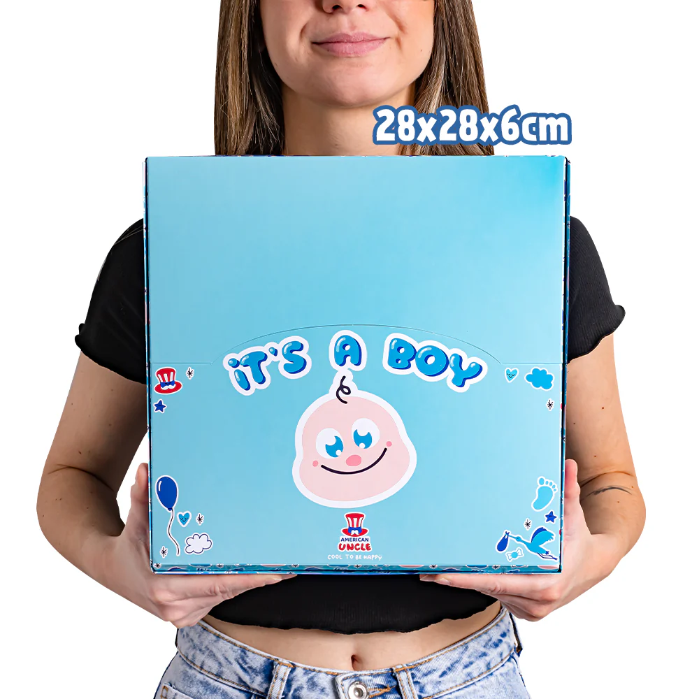 Candy Cube Kit “It’s a boy”, scatoline di caramelle gommose da 50g ideali per il baby shower o nascita (25, 50 o 75 pz) - Image 6
