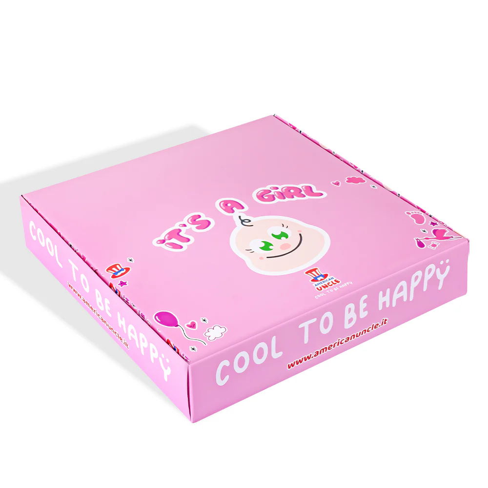 Candy Cube Kit “It’s a girl”, scatoline di caramelle gommose da 50g ideali per il baby shower o nascita (25, 50 o 75 pz) - Image 5
